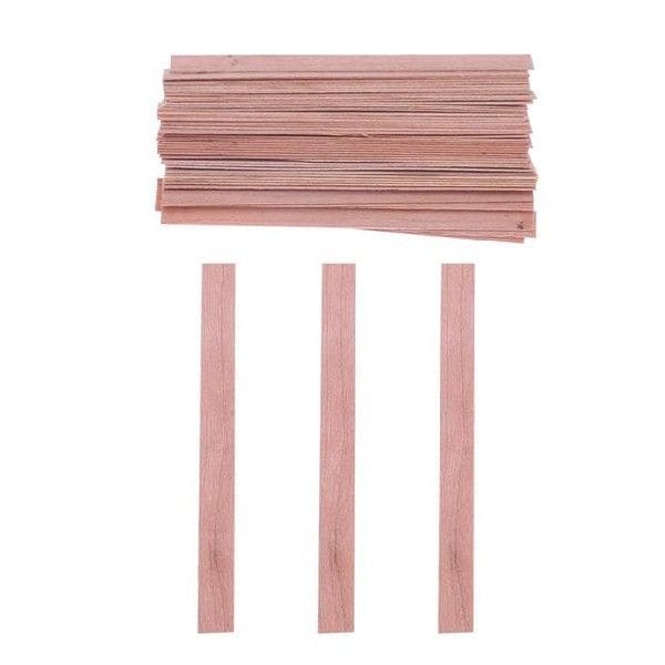 50pcs Wood Wicks For Candles Soy Or Palm Wax Candle Making