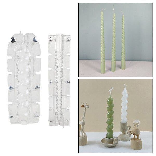 Plastic Candle Mold for Candle Making - Taper Candle Mould