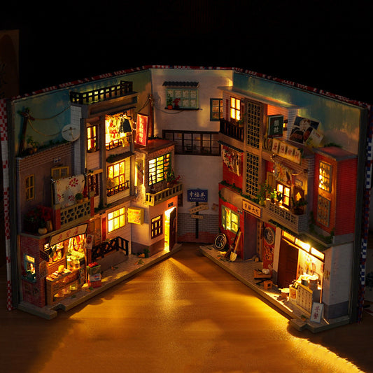 Mini House Miniature Model Wooden Toys