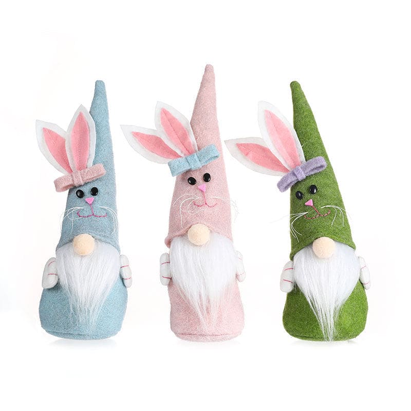Easter Decoration Pointed Hat Cute Bunny Doll Home Decoration Ornaments