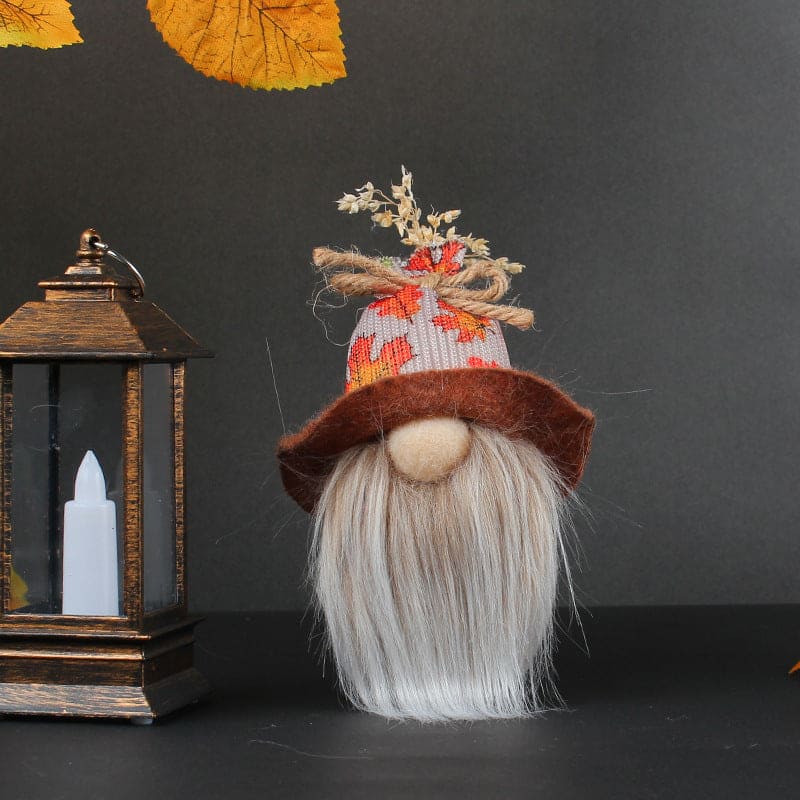 Thanksgiving Gnomes Harvest Season Faceless Old Man Doll Ornament