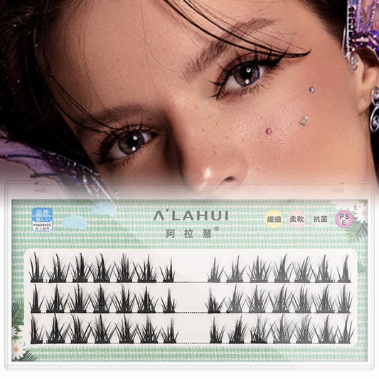 False Eyelashes Segmented Have Been Cut Single Line Hard Stem