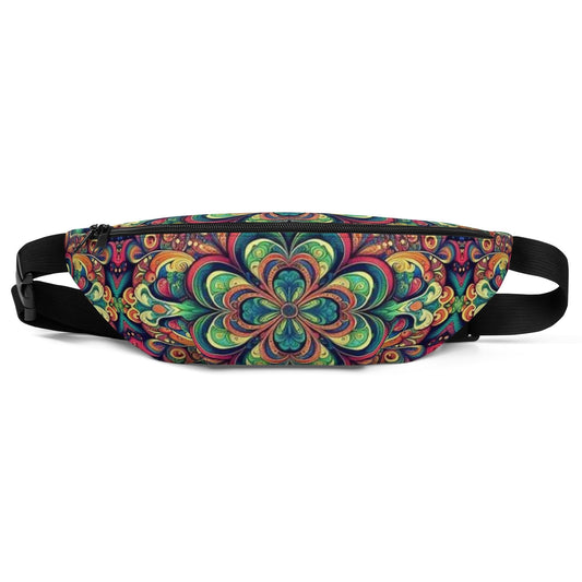 "Psychedelic Journey: Trippy Retro Throwback Custom Fanny Pack" - AIBUYDESIGN