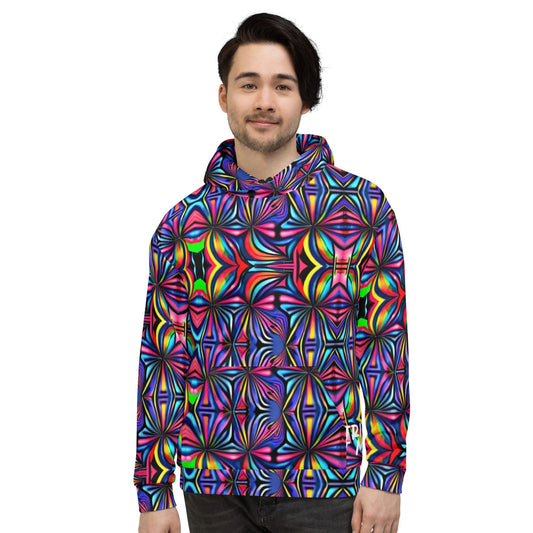 "Stay Trippy: Men's Psychedelic Retro Custom Hoodie for a Funky Fashion Statement!" - AIBUYDESIGN