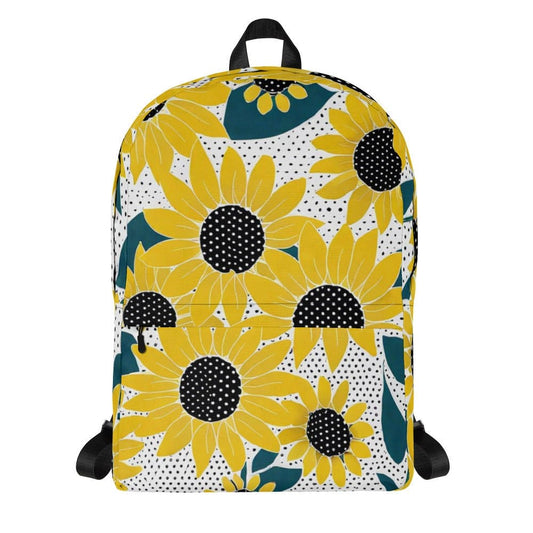 "Sunflower Whimsy: Cute Boho Chic Art Backpack" - AIBUYDESIGN